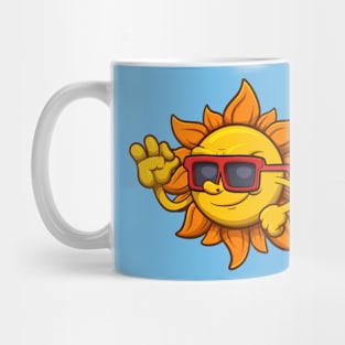 Cool Sun Character Mug